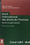 Droit international des droits de l’homme devant le juge national