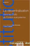 La décentralisation dans les états de l'Union européenne