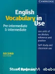 English vocubulary in use, re-intermediate and intermediate