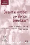 Qui sont les candidats aux élections bruxelloises