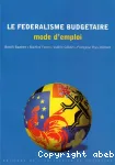 Le fédéralisme budgétaire