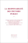 La responsabilité des pouvoirs publics