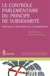 Le contrôle parlementaire du principe de subsidiarité
