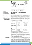 Deuxième pilier de pension. Cotisation de 3 % en cas de dépassement du seuil Wijninckx