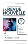 Revue nouvelle (La), 07 - 2023 - Coups de jeune