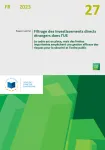 Rapport spécial 27/2023: Filtrage des investissements directs étrangers dans l’UE – Le cadre est en place, mais des limites importantes empêchent une gestion efficace des risques pour la sécurité et l’ordre public