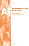 Administration Publique (trimestriel), T 4 - 2023 - La computation des délais administratifs et le nouveau Code civil