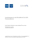 Les dynamiques du vote à Bruxelles le 9 juin 2024 Premiers éléments