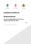 Gemeenschappelijk memorandum van het Grondwettelijk Hof, het Hof van Cassatie en de Raad van State