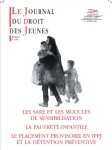 Le Journal du droit des Jeunes, 436 - Juin 2024 - Les Sare et les modules de sensibilisation