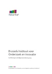 Certificering van de algemene rekening 2023 van het Brussels Instituut voor Onderzoek en Innovatie, een autonome bestuursinstelling (Innoviris)