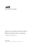 Rapport sur la certification du compte général 2023 de l'Agence de stationnement de la Région de Bruxelles-Capitale, accompagné dudit compte
