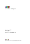 Rapport sur la certification du compte général 2023 de Brusoc, accompagné dudit compte