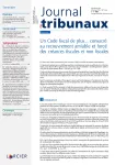 Journal des Tribunaux, N°7003(39) - 30 novembre 2024 - Le contentieux climatique est aussi, et enfin, un contentieux strasbourgeois !