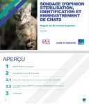 Sondage d'opinion stérélisation, identification et enregistrement de chats & réduction de la TVA : Bruxelles