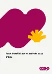 Focus bruxellois sur les activités 2023 d'Unia