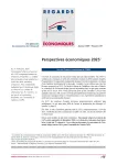 Regards économiques, 187 - Janvier 2025 - Perspectives économiques 2025