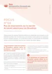 Plus de mouvements sur le marché du travail salarié pour les Bruxellois