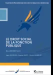 Le Droit social de la fonction publique