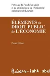 Éléments de Droit public de l'économie