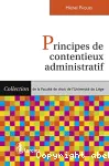 Principes de contentieux administratifs