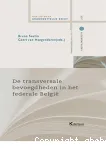 De transversale bevoegdheden in het federale België