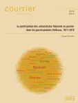 La participation des nationalistes flamands au pouvoir dans les gouvernements fédéraux, 1977-2016