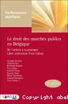Le droit des marchés publics en Belgique