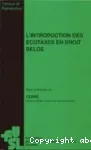 L'introduction des écotaxes en droit belge