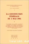 La Constitution fédérale du 5 mai 1993
