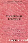 Vocabulaire politique