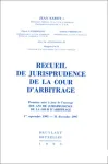 Recueil de jurisprudence de la Cour d'Arbitrage